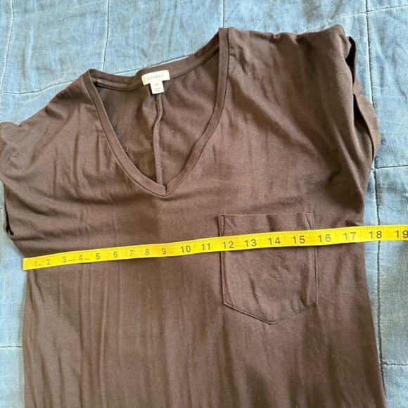 Cuyana V-neck Midi Pima Cotton Dress Size Small - Picture 12 of 14